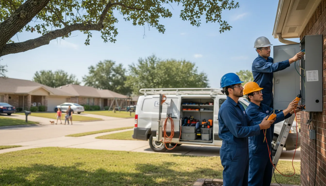 Certified electrician providing emergency electrical services in Woodbine, KS